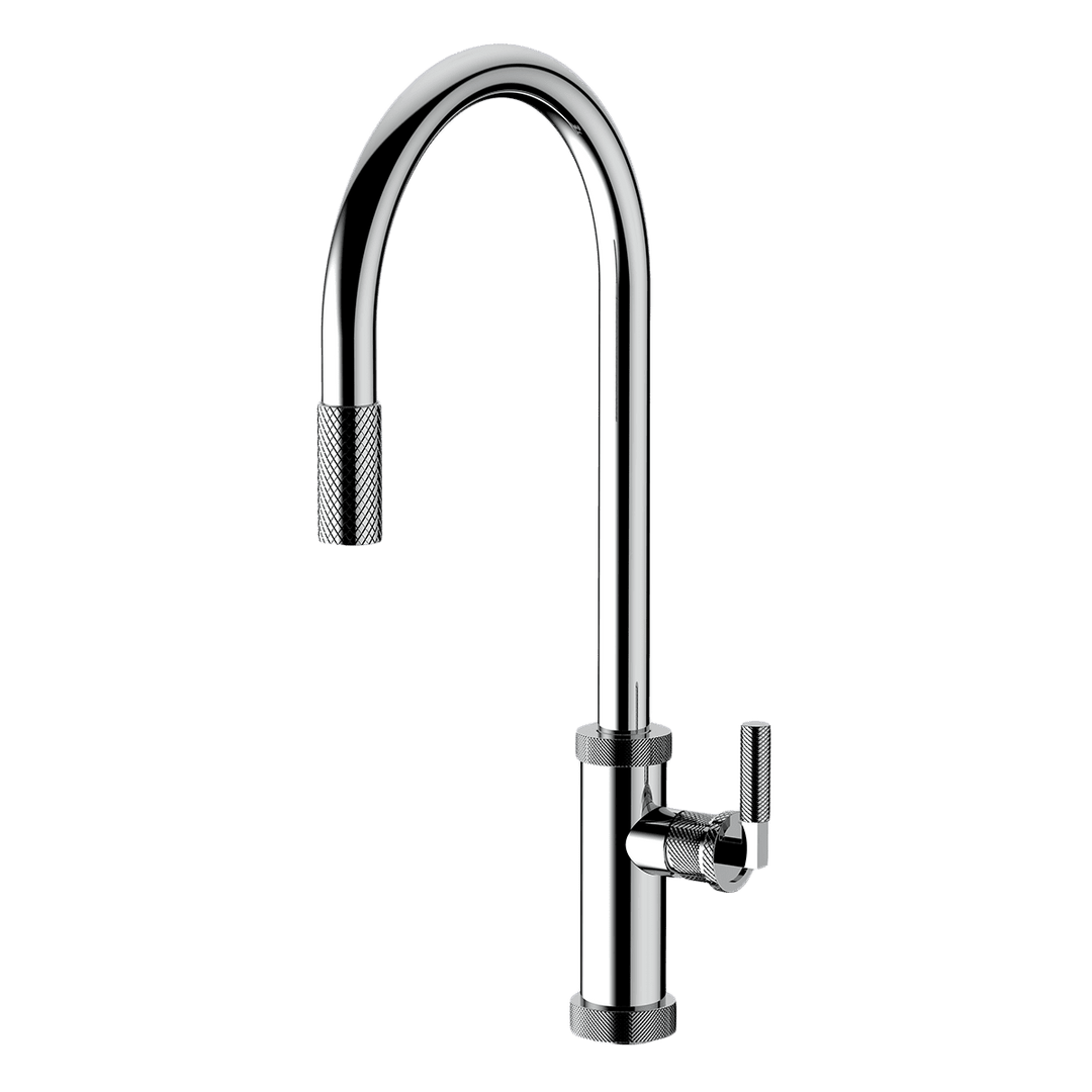 Armando Vicario Urban D Pullout Kitchen Tap Brushed Nickle