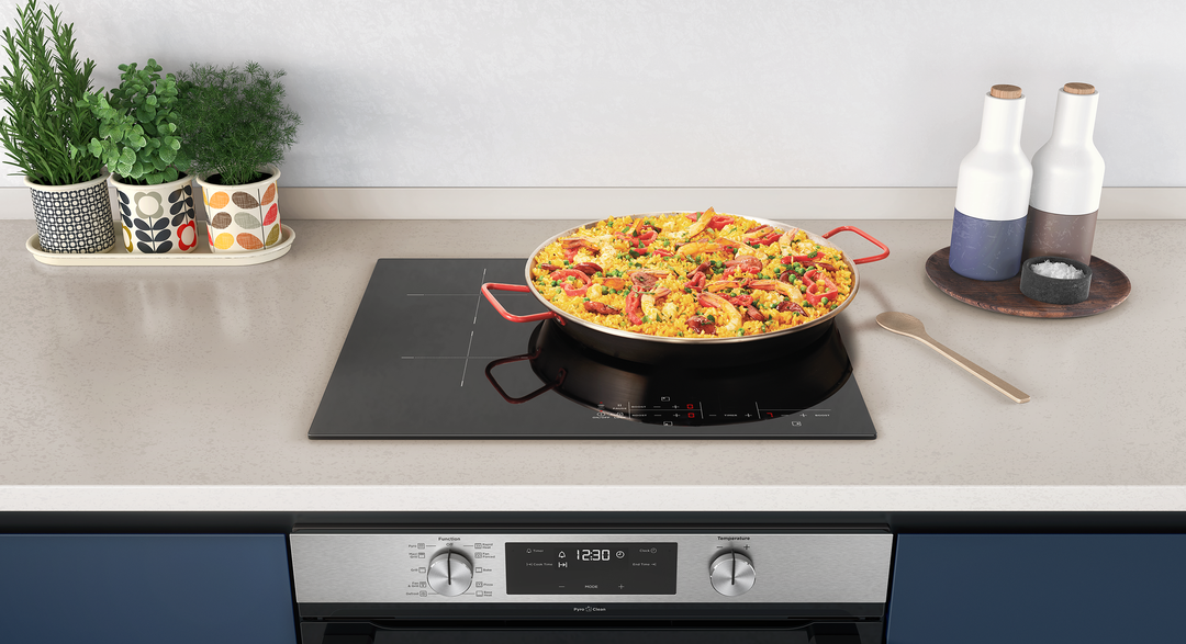 WESTINGHOUSE 60 CM INDUCTION COOKTOP BLACK 3 ZONE TOUCH