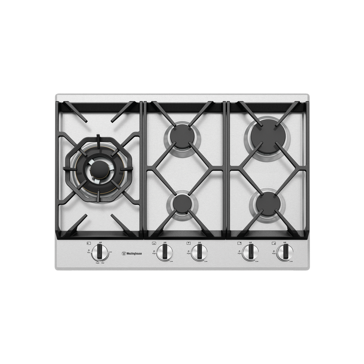 WESTINGHOUSE 70 CM GAS COOKTOP STAINLESS STEEL