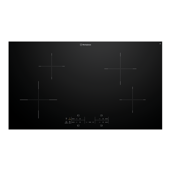 WESTINGHOUSE 90 CM INDUCTION COOKTOP BLACK 4 ZONE TOUCH