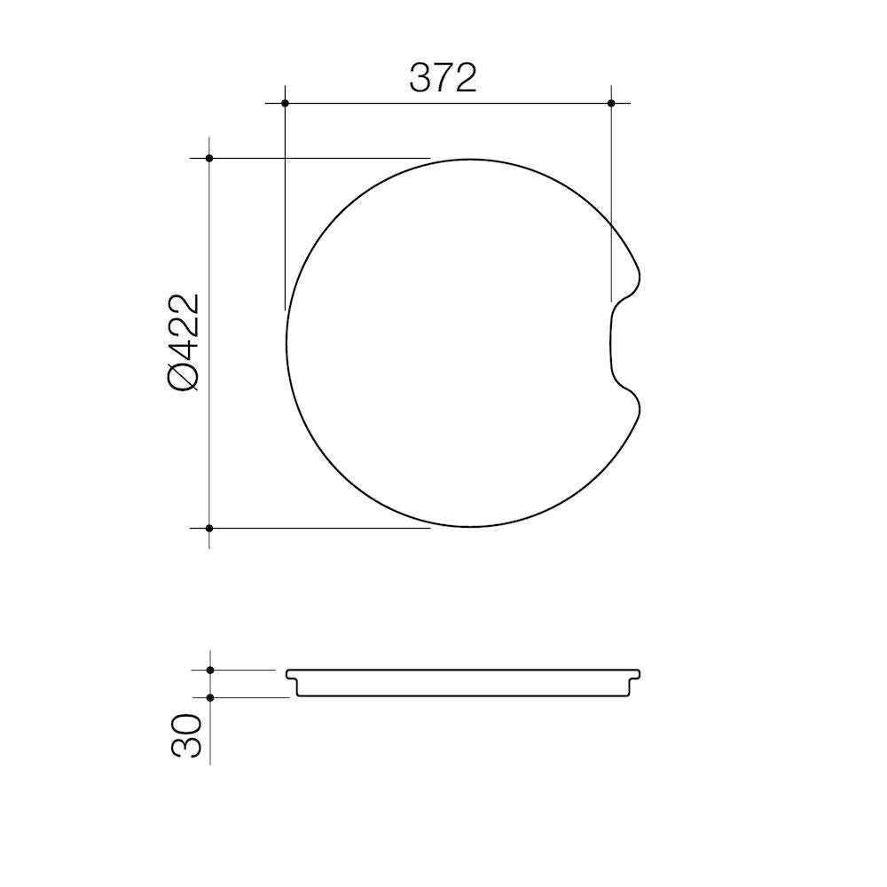 Caroma Luna ROUND CHOPPING BOARD