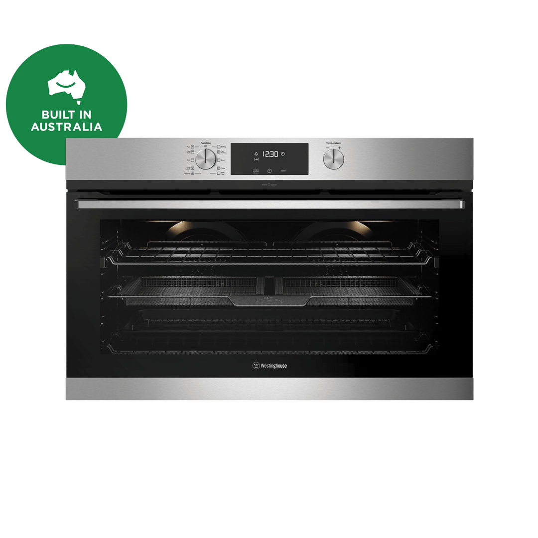 WESTINGHOUSE 90 CM MULTIFUNCTION ELECTRIC OVEN STAINLESS STEEL