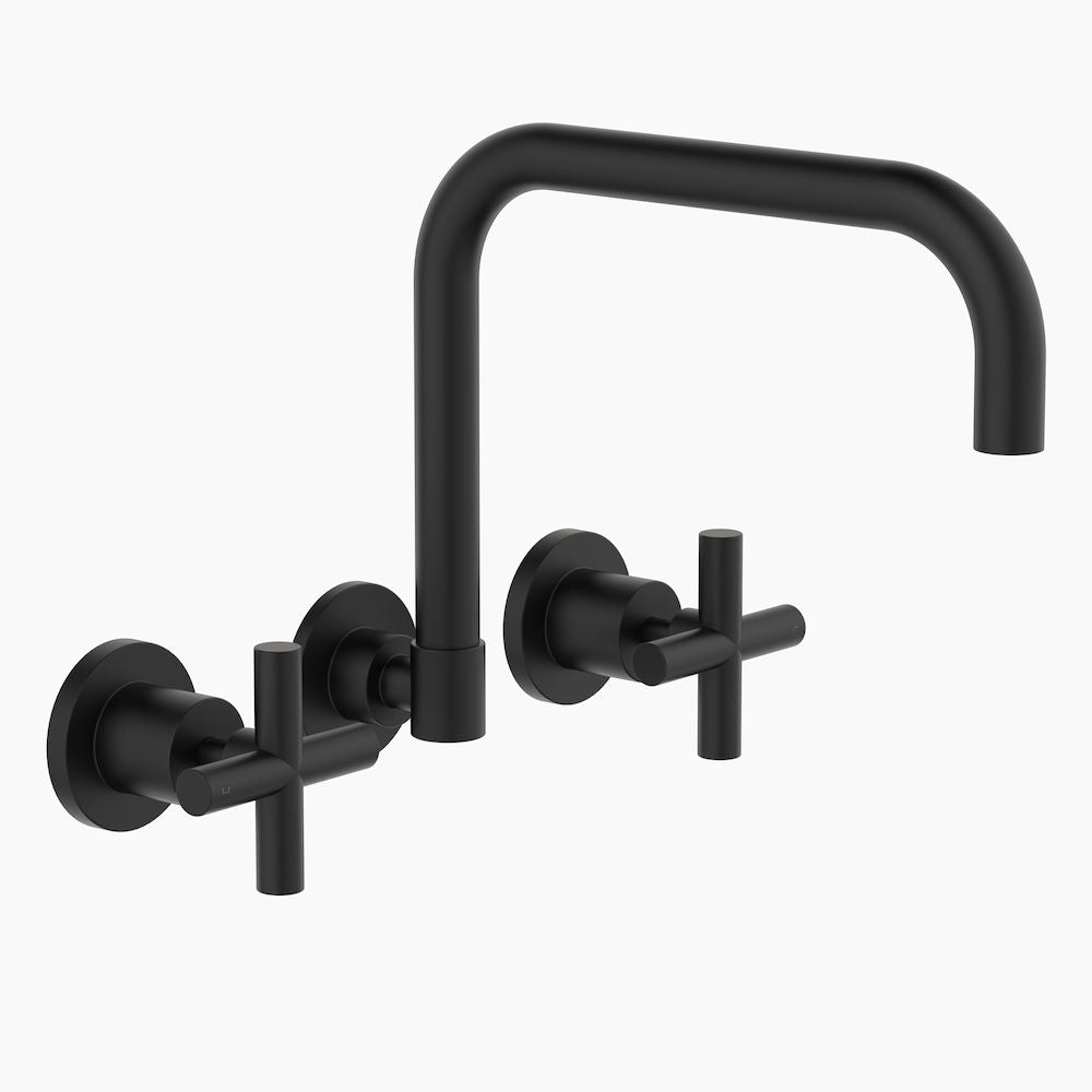 Clark Cross Wall Sink Set - Matte Black