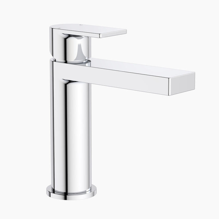 Clark Round Square Basin Mixer Chrome Lead Free