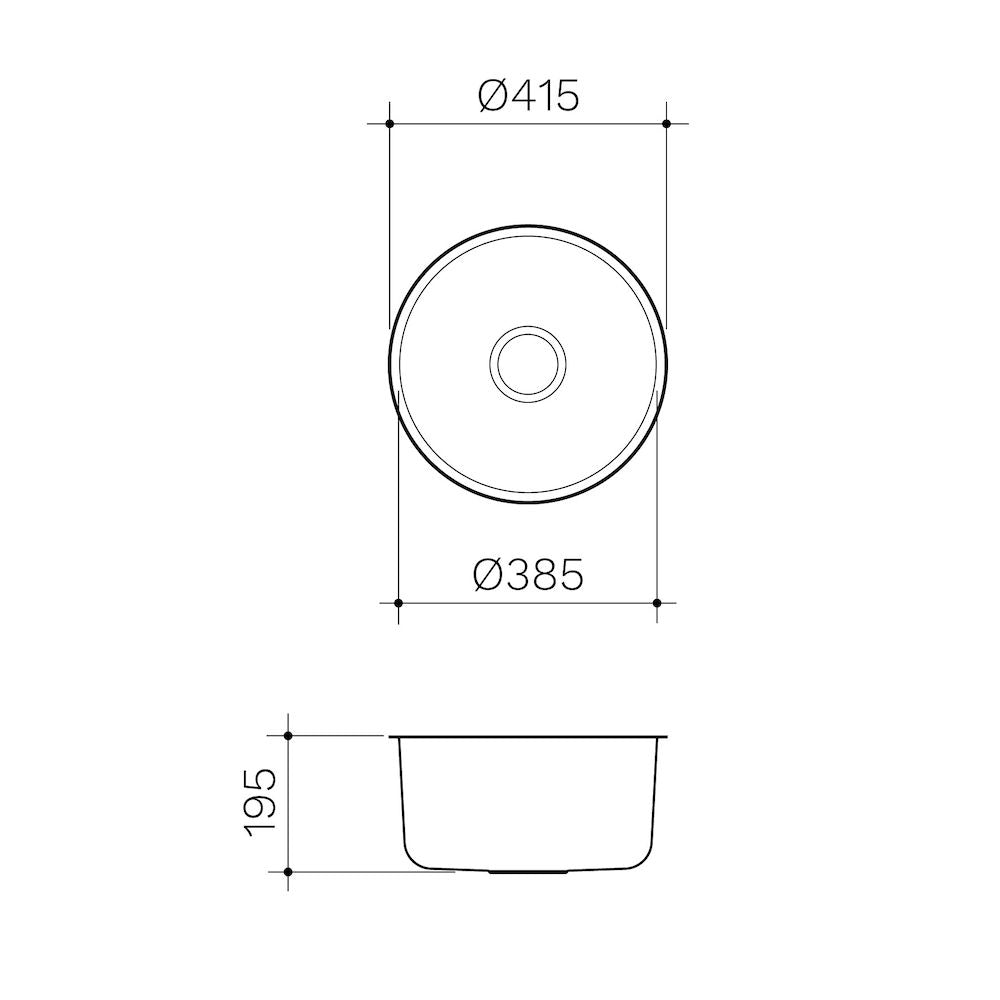 Clark Round Bowl Undermount