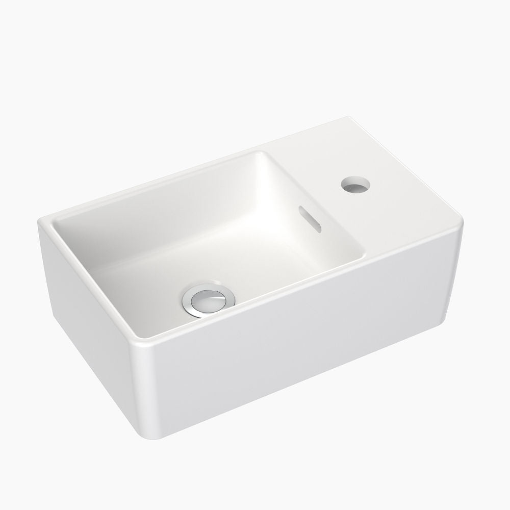 Clark Square Hand Wall Basin (1 Tap Hole)