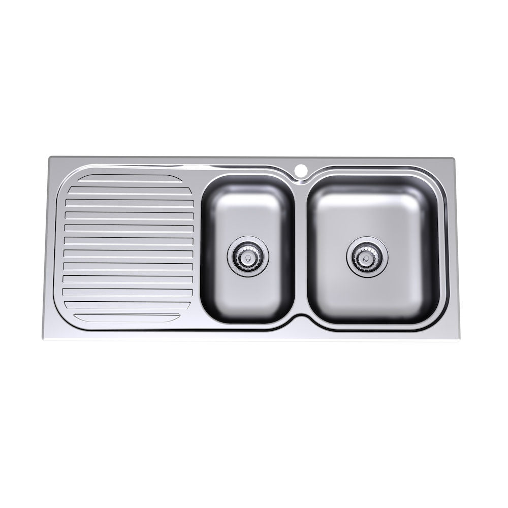 Stylus Radiant R150 1.75 End Bowl 1 Tap Hole, Right Hand Bowl