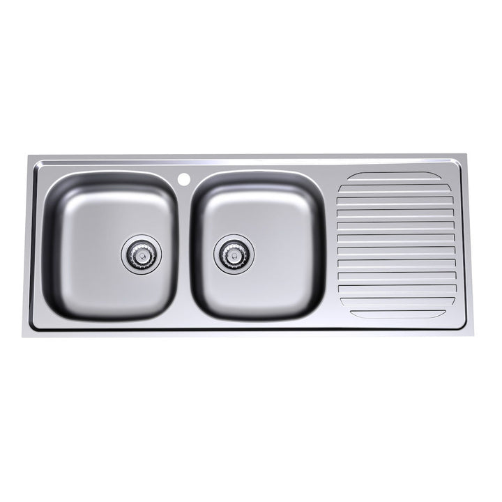 Stylus Radiant R200 Double End Bowl 1 Tap Hole LHB
