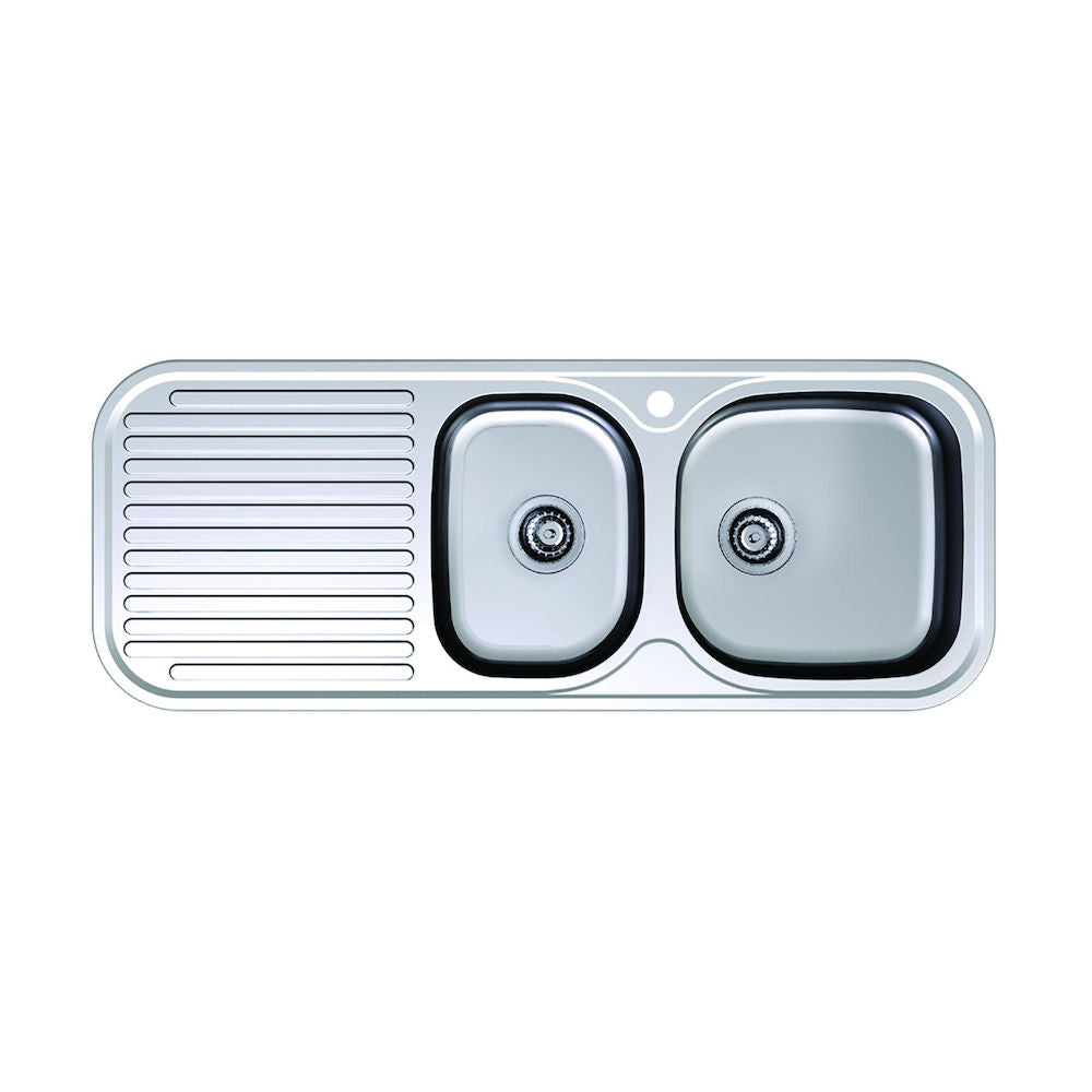 Stylus Radiant R180 1.75 End Bowl 1 Tap Hole, Right Hand Bowl