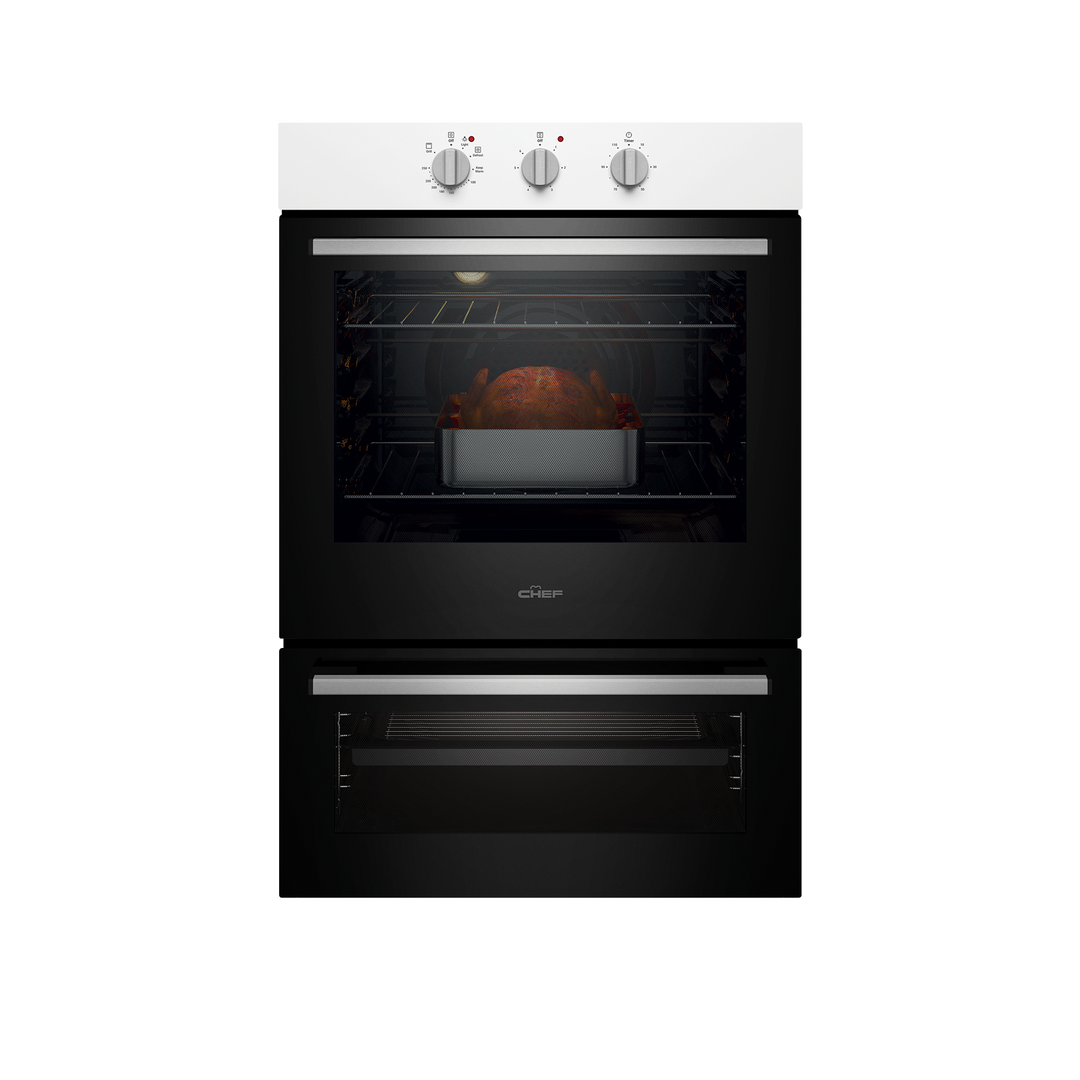 CHEF 60 CM BUILT IN ELECTRIC OVEN SEPARATE GRILL