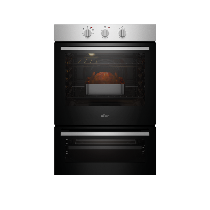 CHEF 60 CM BUILT IN ELECTRIC OVEN SEPARATE GRILL