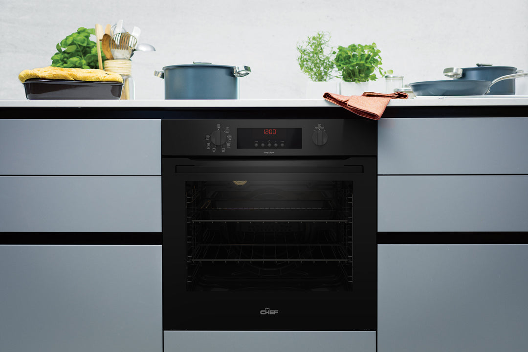 CHEF 60 CM BUILT IN PYROLYTIC OVEN