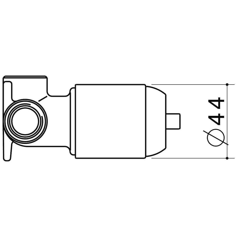 Dorf Kip Bath/ Shower Mixer In Wall Body Kit