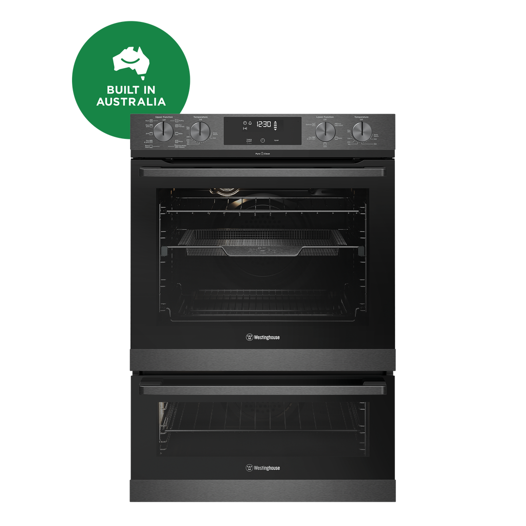 WESTINGHOUSE 60 CM ELECTRIC STEAM DUO OVEN DARK STAINLESS STEEL
