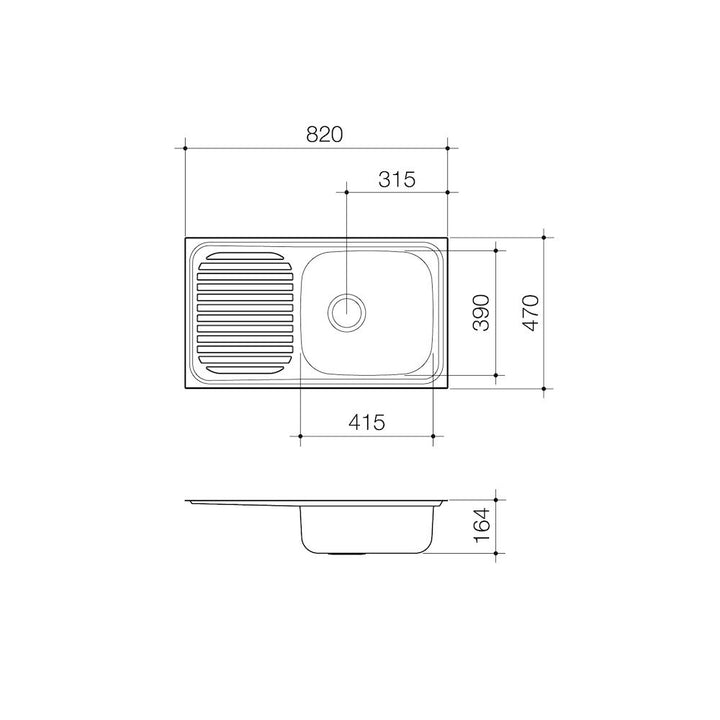 Stylus Radiant R110 Single End Bowl 1TH RHB