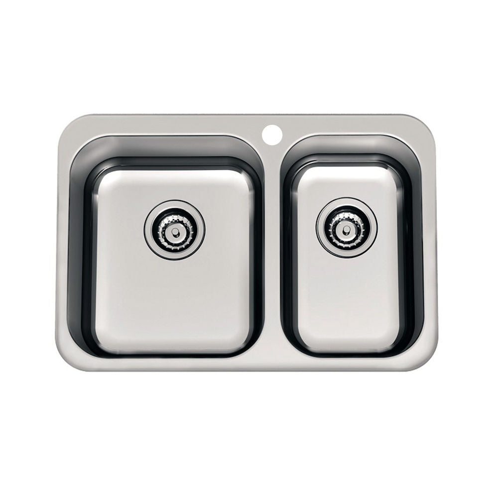 Clark Polar 1.5 Left Hand Bowl Overmount (1 Tap Hole)