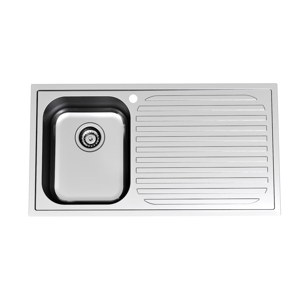 Clark Monaco Single End Bowl - 1 Tap Hole, LHB