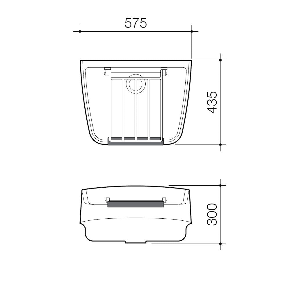 Caroma Cleaners Sink - Vitreous china
