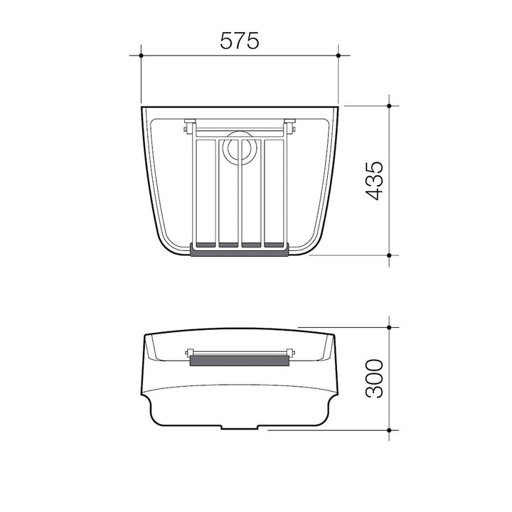 Caroma Cleaners Sink - Vitreous china