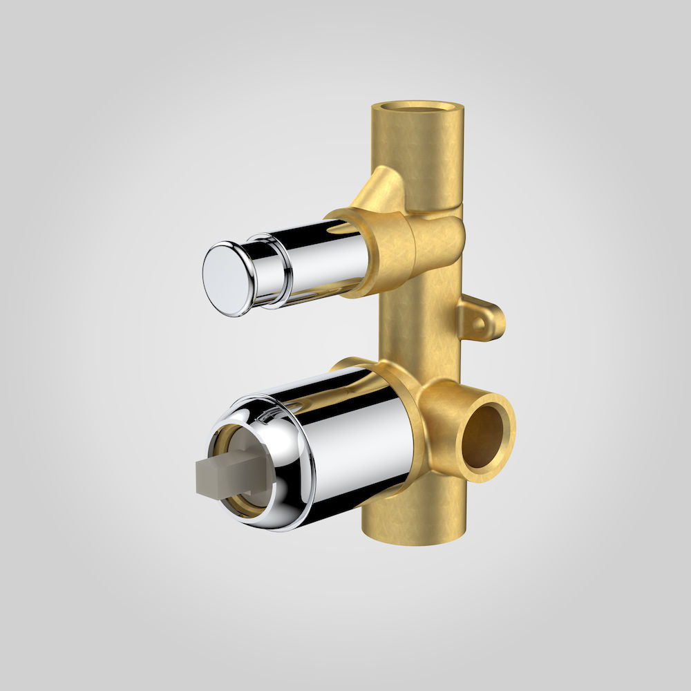 Caroma Luna Bath/Shower Mixer with Diverter InWall Body 68192C