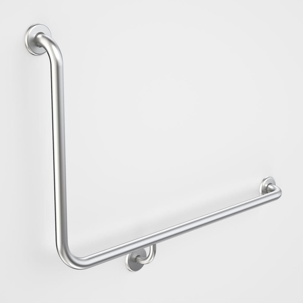 Caroma Care Support Grab Rail - 90 Degree Angled 960x600 RH - Stainless Steel