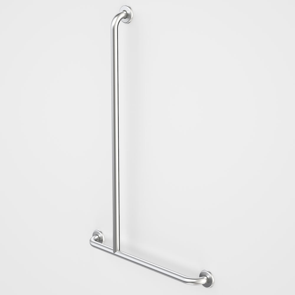 Caroma Care Support Grab Rail - 1100x700 RH T-Bar - Stainless Steel