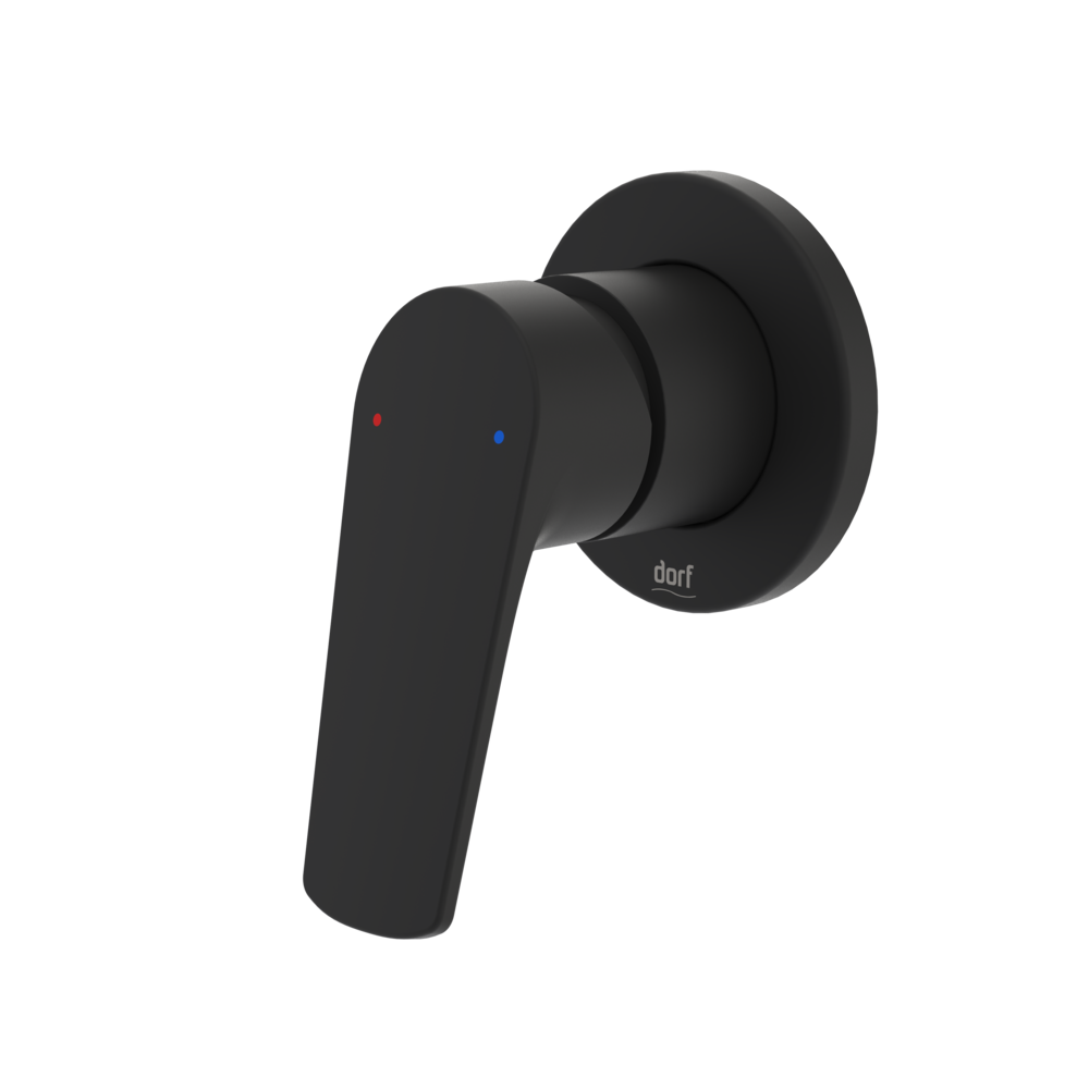 Dorf Kip Bath/Shower Mixer Black