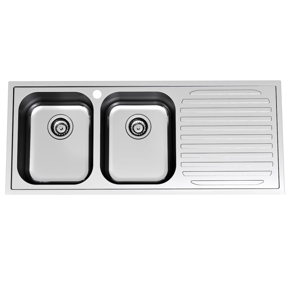 Clark Monaco Double End Bowl - 1 Tap Hole, LHB