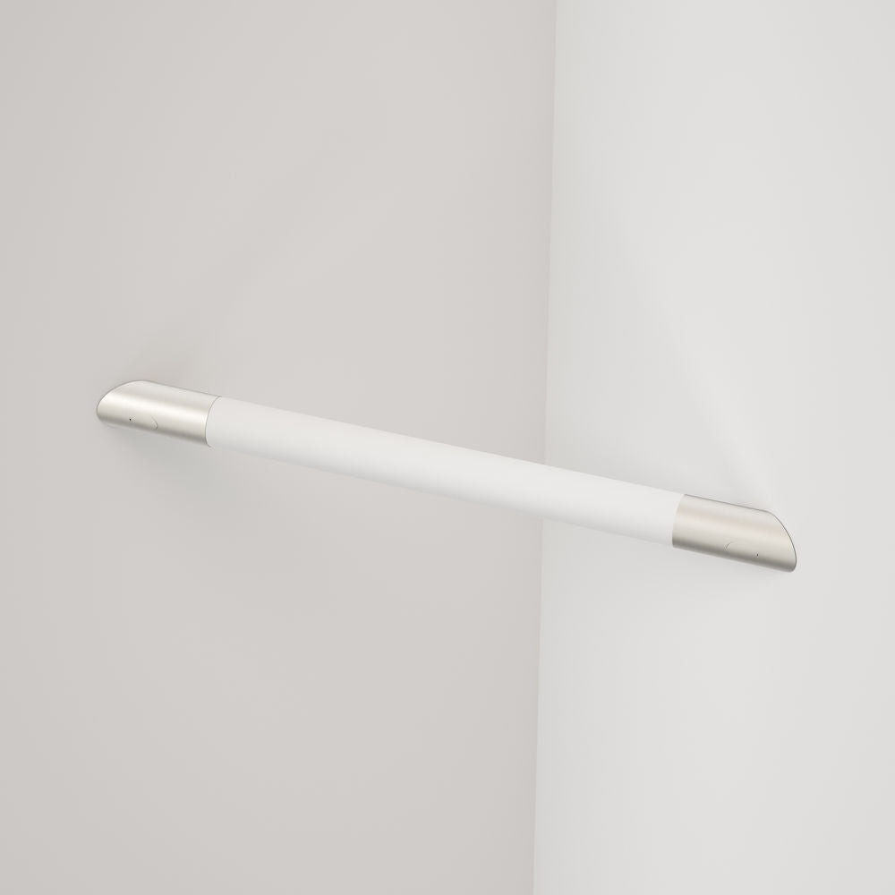 Caroma Opal Support Corner Shower Support Rail – Brushed Nickel