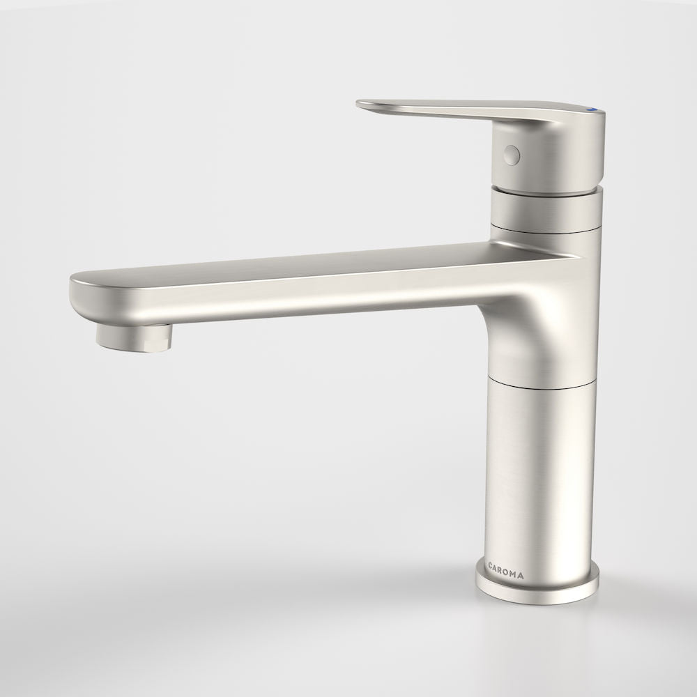 Caroma Opal Sink Mixer H/C Brushed Nickel Lead Free