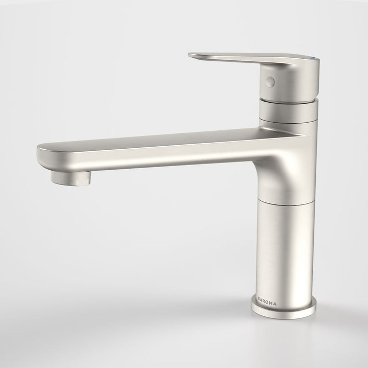 Caroma Opal Sink Mixer H/C Brushed Nickel Lead Free