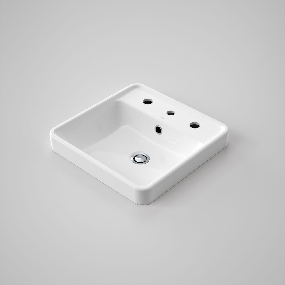 Caroma Carboni II Inset Basin 3 Tap Hole