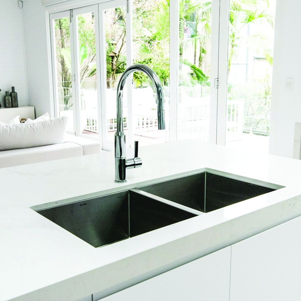 Clark Prism Double Bowl Undermount/Overmount