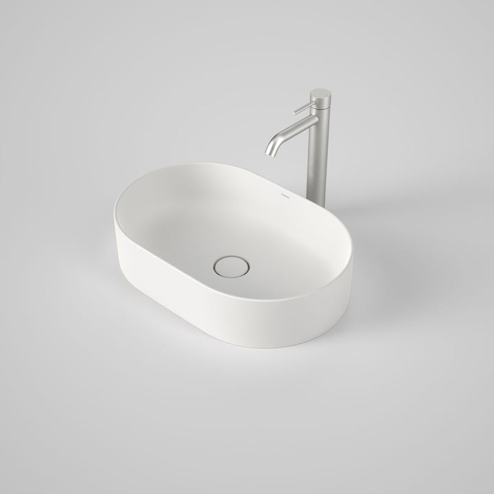 Caroma Liano II 530mm Pill Above Counter Basin – Matte White