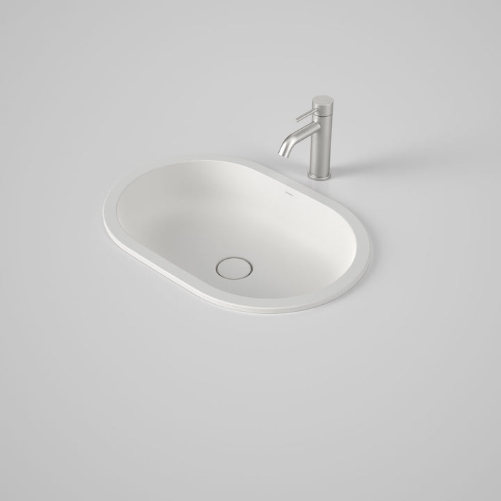Caroma Liano II 580mm Pill Under/Over Counter Basin – Matte White