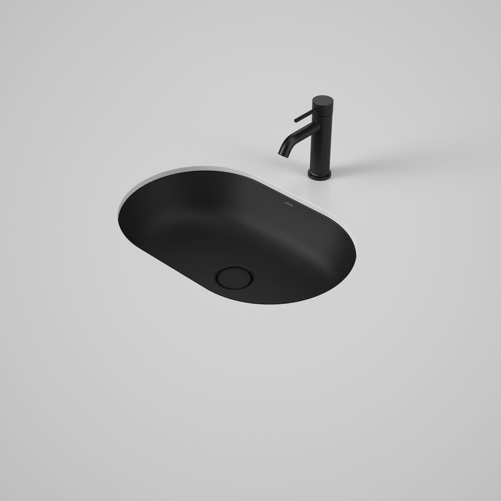 Caroma Liano II 580mm Pill Under/Over Counter Basin – Matte Black