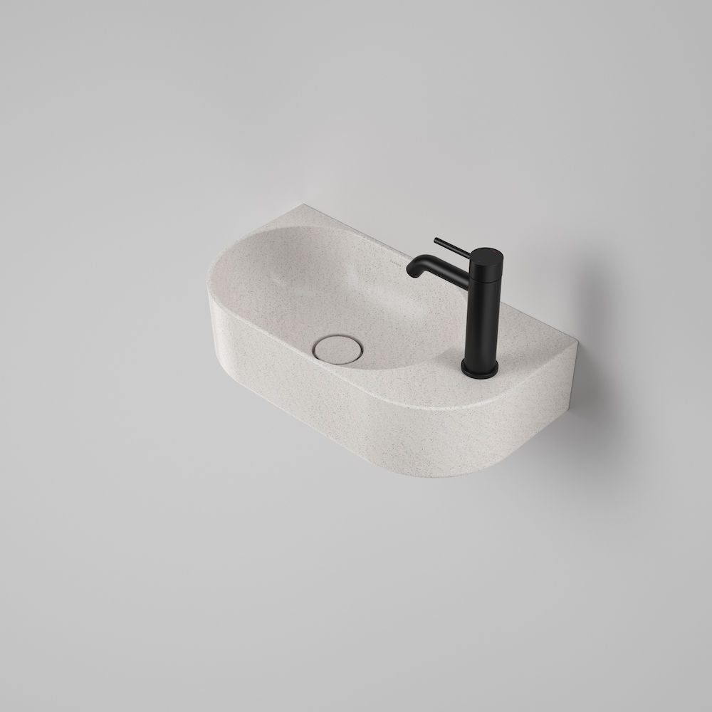Caroma Liano II Hand Wall Basin (1 Tap Hole) – Matte Speckled (Special Order)