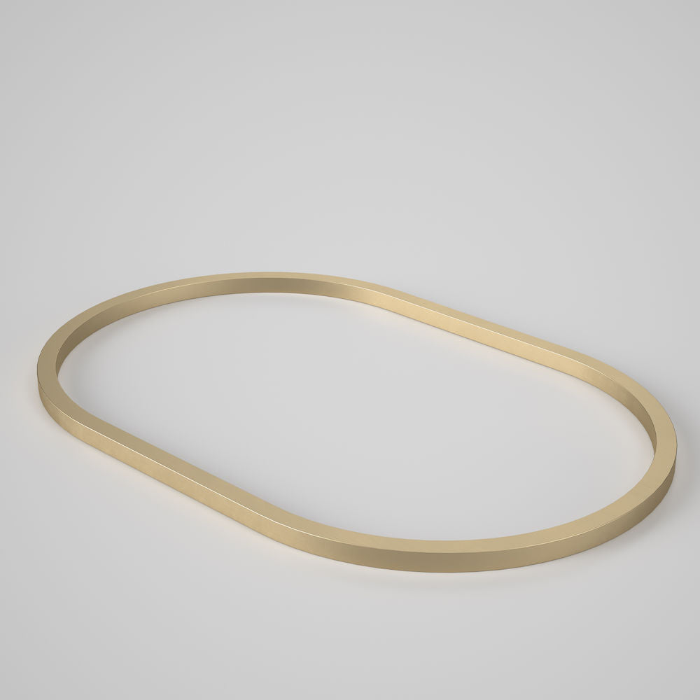 Caroma Liano II 600mm Pill Dress Ring – PVD Brushed Brass