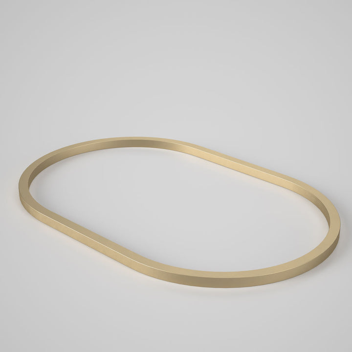 Caroma Liano II 600mm Pill Dress Ring – PVD Brushed Brass