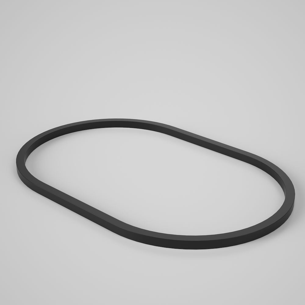 Caroma Liano II 600mm Pill Dress Ring – Matte Black