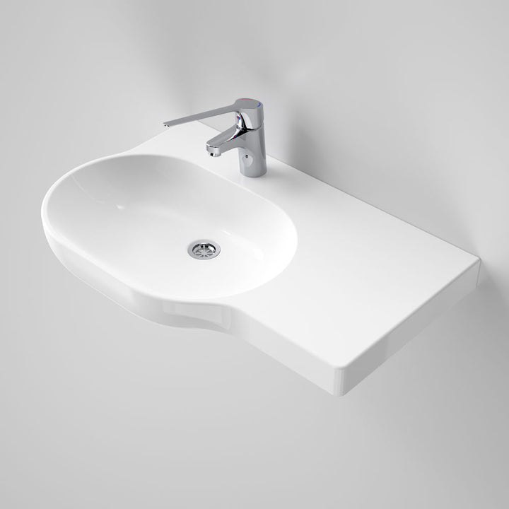 Caroma Opal 720 RHS Wall Basin 1 Tap Hole