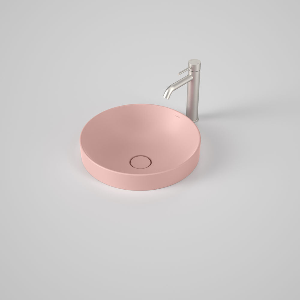 Caroma Liano II 400mm Round Inset Basin – Matte Pink (Special Order)