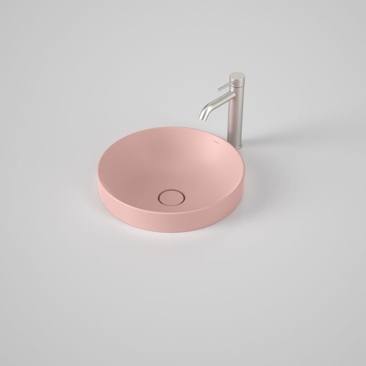 Caroma Liano II 400mm Round Inset Basin – Matte Pink (Special Order)