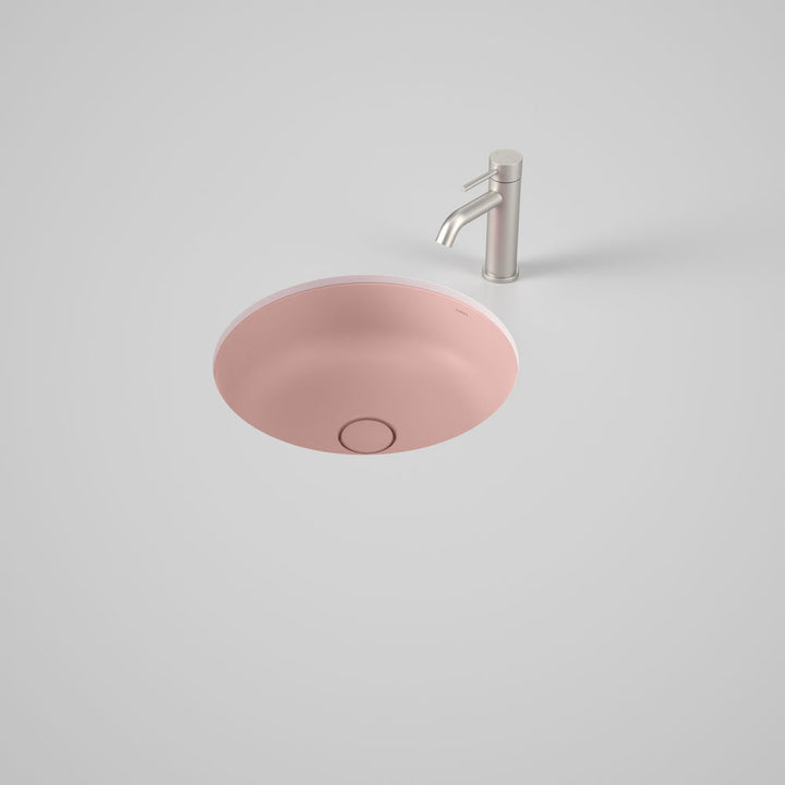 Caroma Liano II 440mm Round Under/Over Counter Basin – Matte Pink (Special Order)