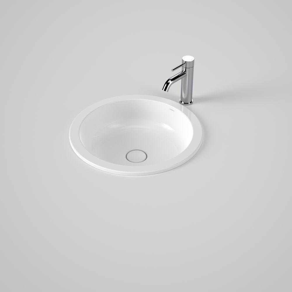 Caroma Liano II 440mm Round Under/Over Counter Basin – White