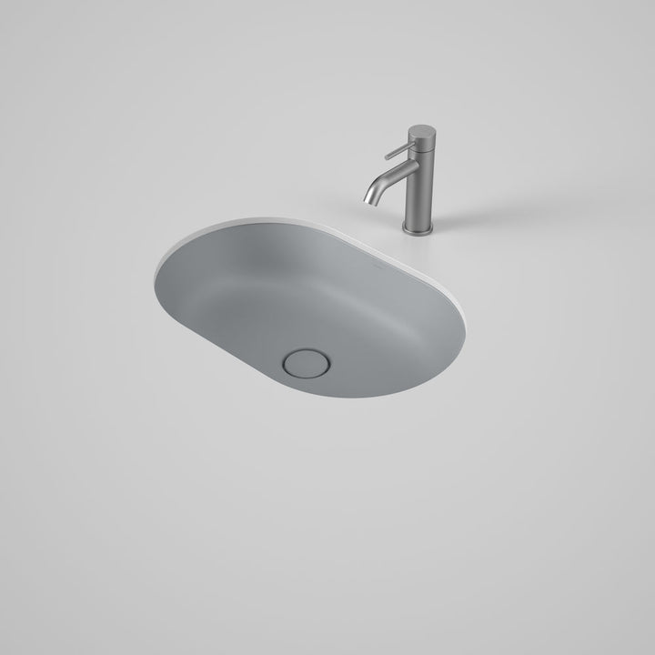 Caroma Liano II 580mm Pill Under/Over Counter Basin – Matte Grey (Special Order)