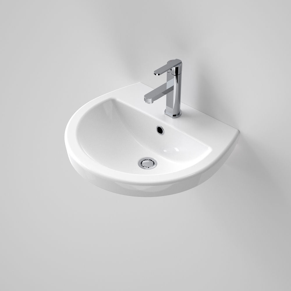 Caroma Cosmo Wall Basin - 1 Tap Hole