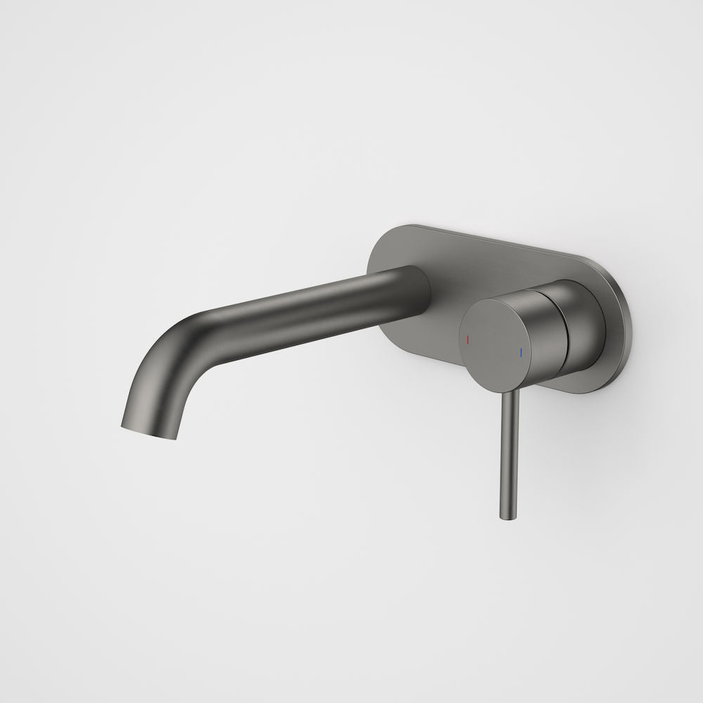 Caroma Liano II 175mm Wall Basin / Bath Mixer Rounded Cover Plate Gunmetal Sales Kit Lead Free