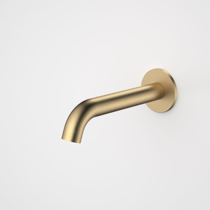 Caroma Liano II 175mm Basin / Bath Outlet Round Brushed Brass
