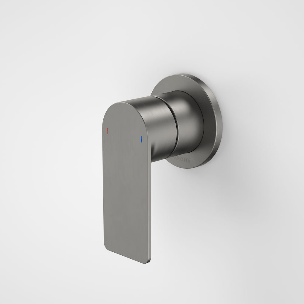 Caroma Urbane II Bath / Shower Mixer - Round Cover Plate - Gunmetal